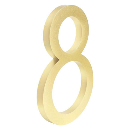 Kemp Husnummer Guld 15 cm - husnummer 8