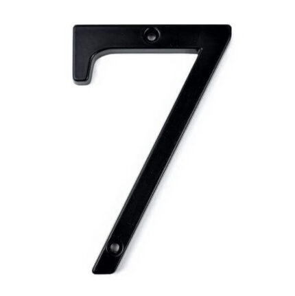 Merum Husnummer sort 10 cm - husnummer 7