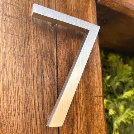 Numéro de maison en acier inoxydable 15 cm - numéros de luxe