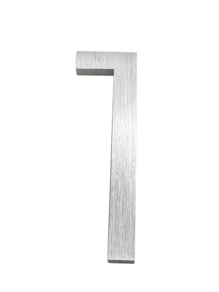 Numéro de maison Kemp Argent 15 cm - numéro de maison 1