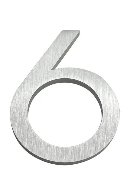 Numéro de maison Numéro de maison Argent 15 cm - numéro de maison 6