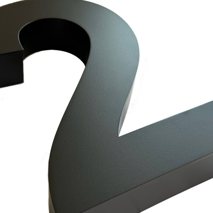 Numéro de maison 3D - photo détaillée